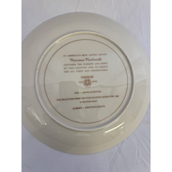 norman rockwell Collectors large plate - Picture 3 of 12